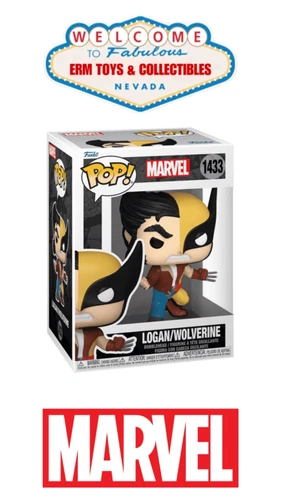 Funko Pop! Marvel: Logan/Wolverine (Split) With EcoTEK Pop Protector