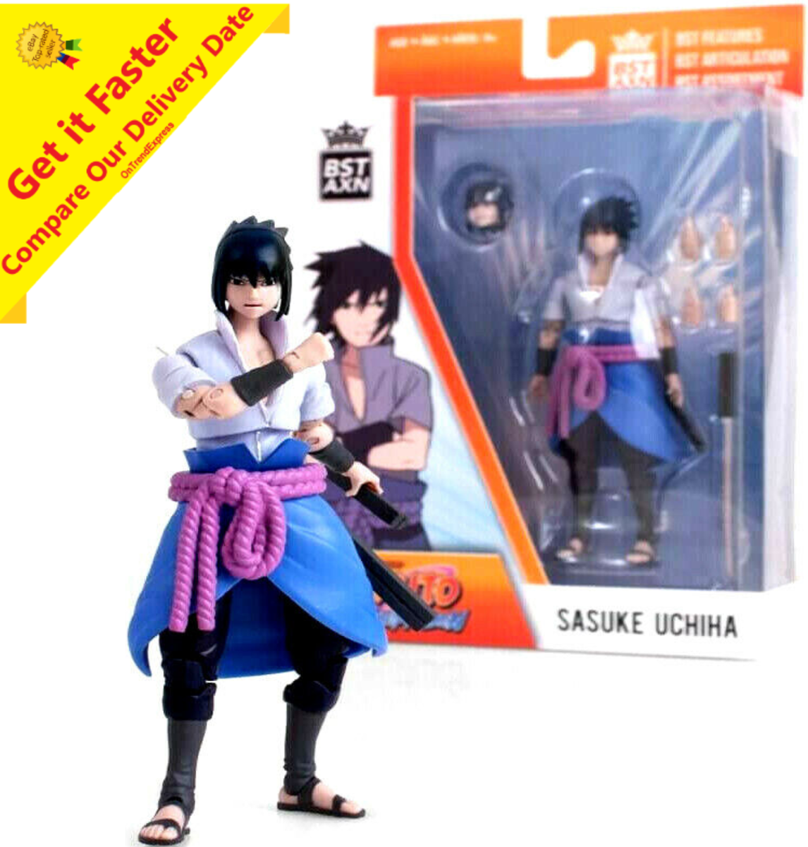 Uchiha Sasuke Memorable Saga フィギュア 5個セット Banpresto Naruto Memorable Saga Uchiha Sasuke 4.7-in Statue