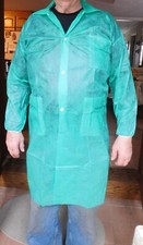 20 Pcs Disposable Lab Coat Knee Length XL