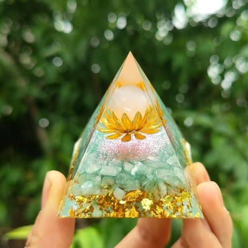 Amethyst Kristallkugel Orgonit Pyramide Obsidian Chakra Orgon Stein Energie - Bild 12 von 32