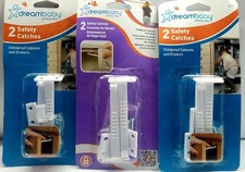 New Dream Baby Safety Catches Child Proof Cabinets Drawers Child Lock 2 PackLot3