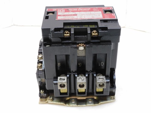 SQUARE D LIGHTING CONTACTOR 8903 SP02 60A 120V W/ ELECTRICAL INTERLOCK SX-6 9999 - Picture 3 of 9