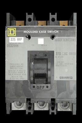 SQUARE D 225 AMP TRIPLE POLE MCCB QO3200M