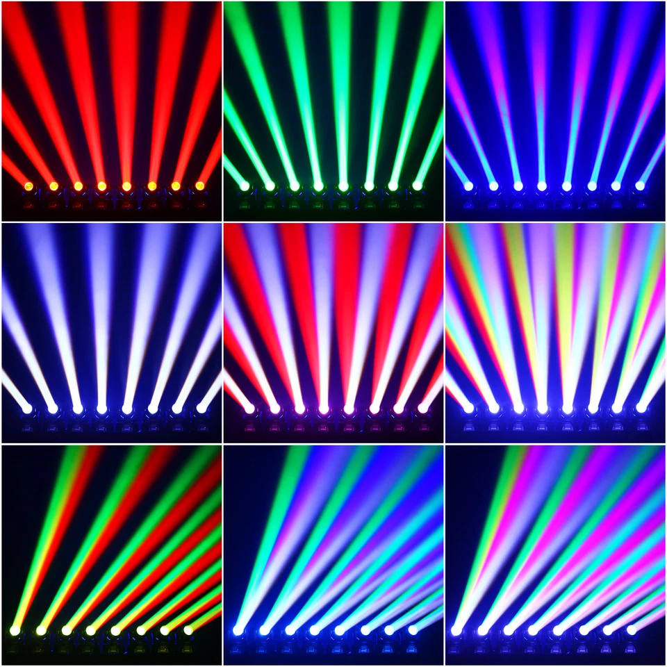 70W Moving Head Light DMX RGBW LED Strobe Stage Wash Light DJ Disco Bar KTV Show - Image 3 of 4