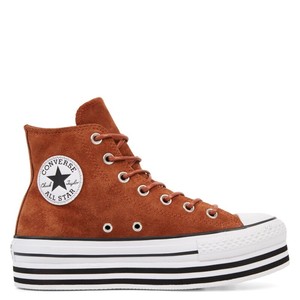 converse platform uomo marroni