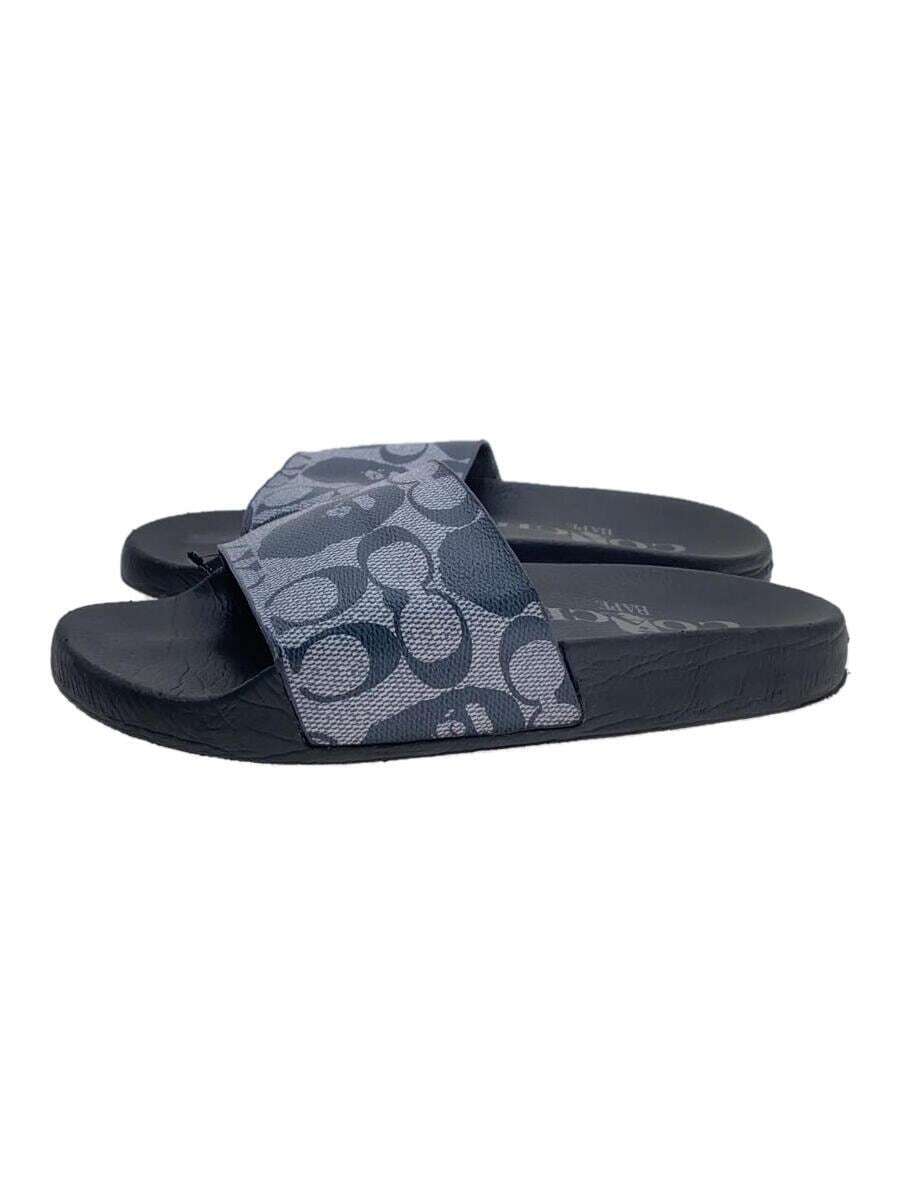 COACH × A BATHING APE Sandals 24.5cm Black C5012 Luxury Footwear 