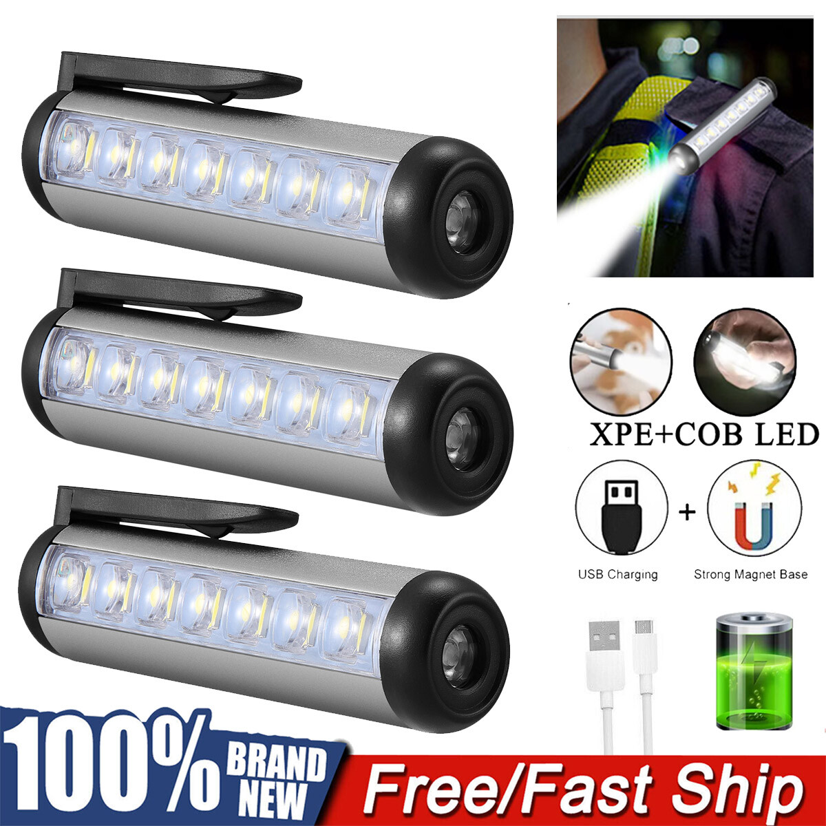 brightest pen flashlight rechargeable LitezAll Everyday Carry Light with Laser Pointer this small flashlight is easy to carry in a pocket Pen Torch Usb Rechargeable Super