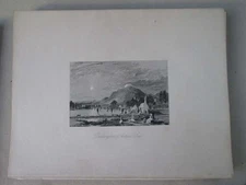 Vintage Print,DUDDINGTON + ARTHERS SEAT,Scotland Illustrated,1845