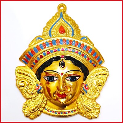 GR-M Göttin Durga (Kali) Wandbehang Gesicht mit Nasenring