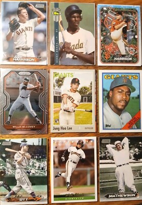 Jung Ho Lee RC, Will Clark, Bobby Bonds Jr., + San Francisco Giants 18 Card Lot