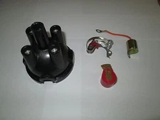 New Tune Up Kit 25D4 Top Entry Triumph TR3 TR4 TR4A Distributor Cap Points Rotor