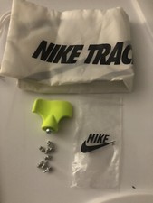 Nike Track  Field Pyramid Black Metal 8 Studs Or Spikes  Bag Neon Wrench Tool