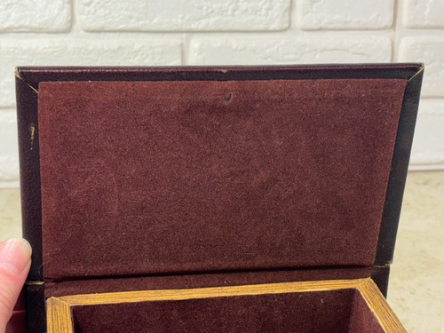 Vintage klassische Buchform Lederimitat Buchbox versteckte Aufbewahrung Wohndeko alte Welt - Bild 12 von 18