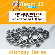 Team Associated B4.2, T4.2, RTR Brushless - 20 Pcs Rubber Sealed Bearings Kit
