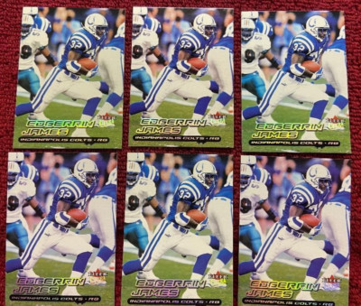 2000 Ultra #120G Edgerrin James Lot of (6) cards NICE Indianna Colts HOF (.0952)