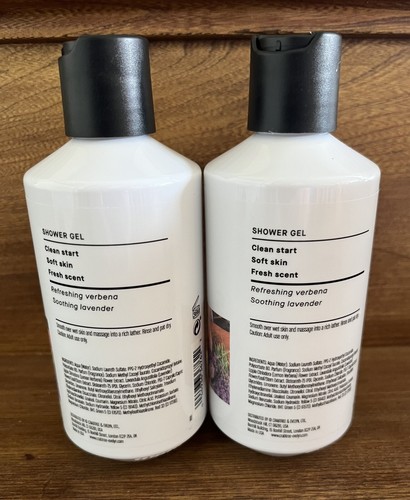 2 Crabtree & Evelyn VERBENA & LAVENDER De Provence Body Wash Shower Gel SET/2 - Picture 2 of 4