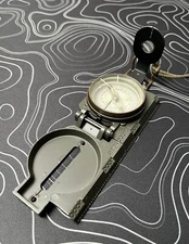 Aluminum Compass Made in Japan Green