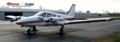 31''x31'' Airplane Scale Kit with Roll On Ramps 15,000 lb capacity & Portable