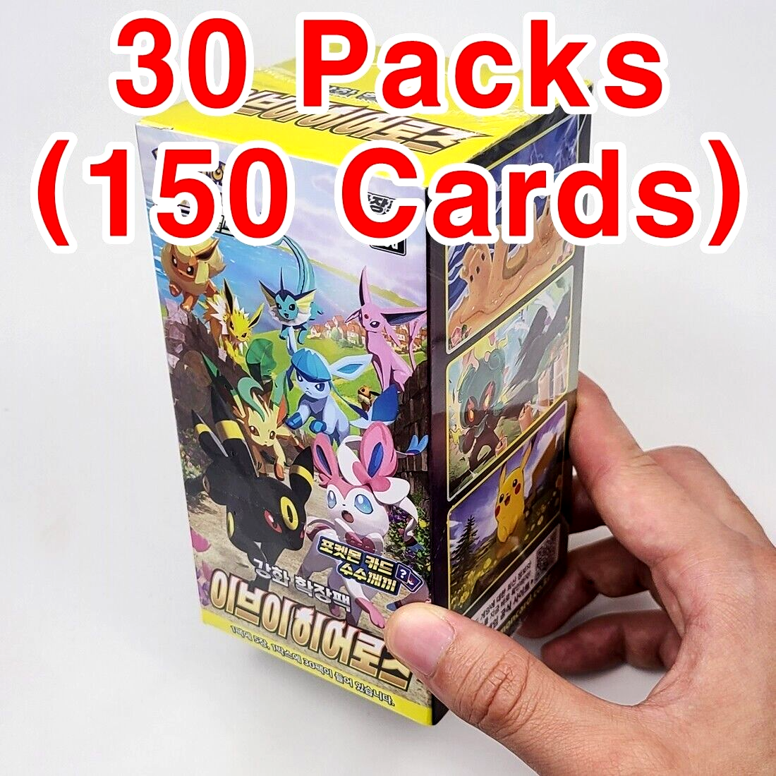 Eevee Heroes BOX(30+5 PACKS) Pokémon TCG Cards Booster NEW Factory