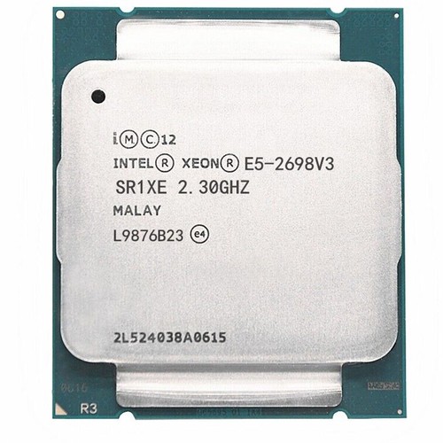 Intel Xeon E5-2698 V3 2.3GHz 16 Core 40MB SR1XE LGA2011-3 135W CPU Processor - 第 1/1 張圖片