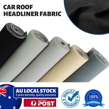 Car Headliner Upholstery Fabric 3mm Foam Backed Roof Lining Update Interior NEW