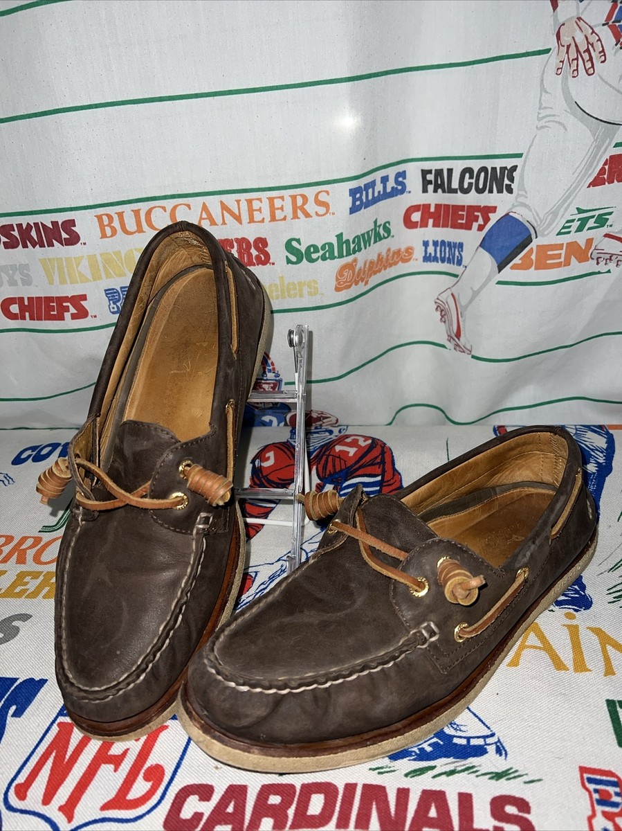 SPERRY Top-Sider GOLD CUP Boat Shoes size 11 Brown Suede Non  display picture 3