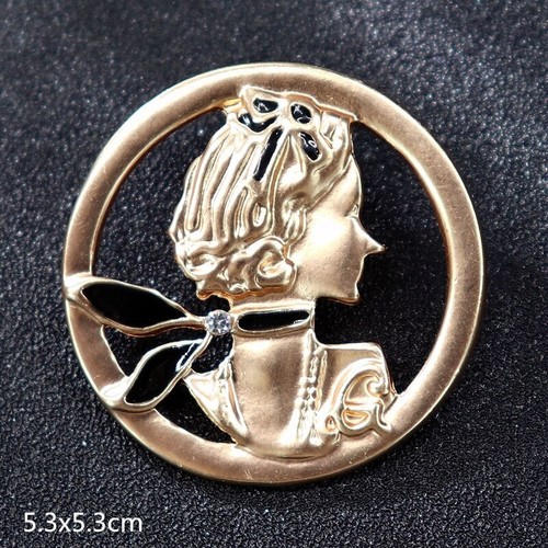 Women Elegant Pearl Rhinestone Flower Brooch Jewelry Vintage Badges Accessories - Picture 33 of 35