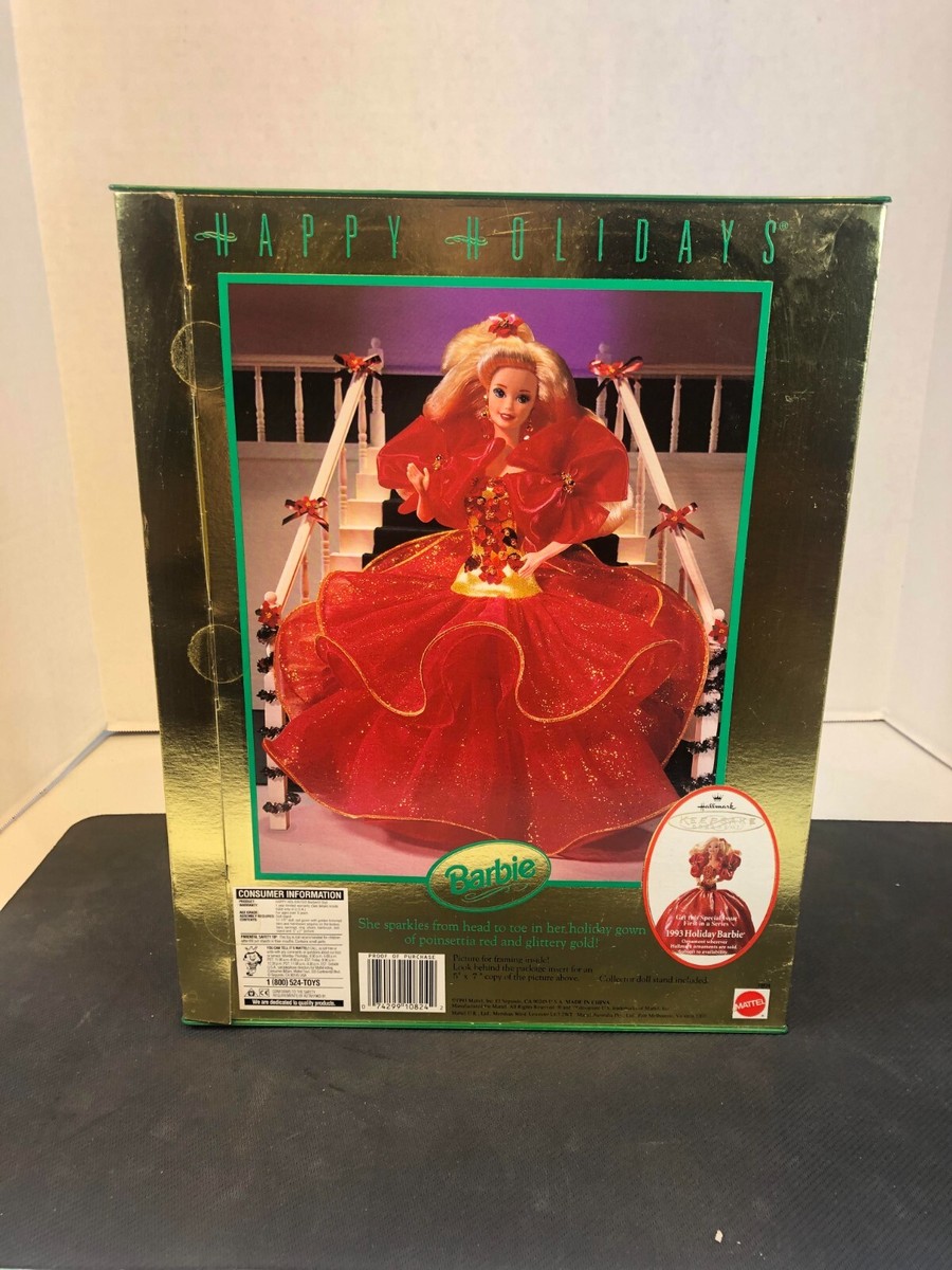 HAPPY holiday スペシャルエディションバービー Amazon.com: Happy Holidays Barbie Doll Hallmark Special
