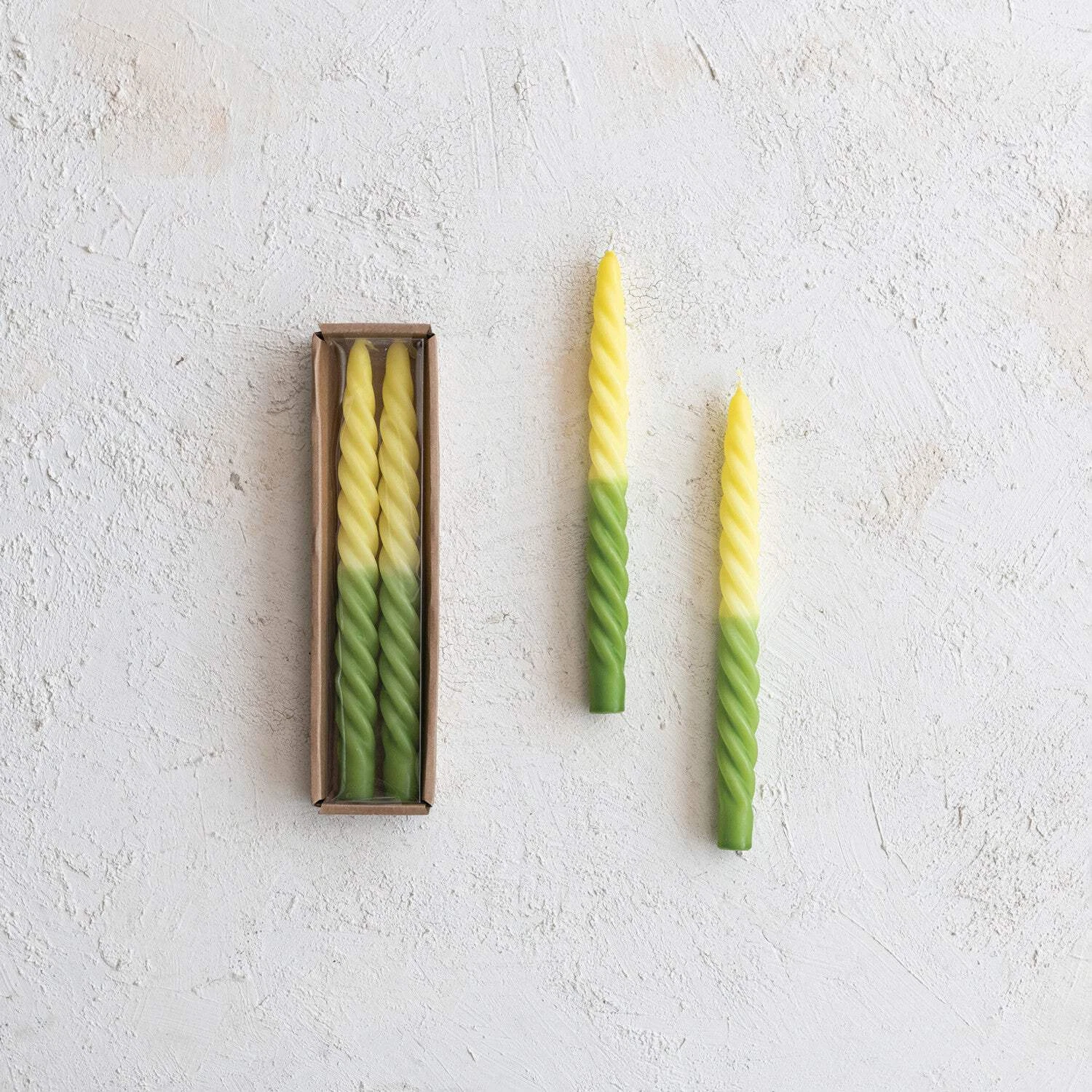 Creative Co-Op Twisted Taper Candles