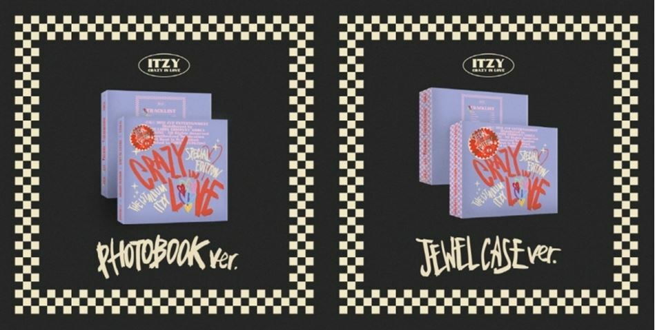 ITZY CRAZY IN LOVE 1st Special Edition Photobook/JewelCase CD+