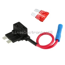 12V Car Add-a-circuit Fuse TAP Adapter Standard ATM APM Auto Blade Fuse Holder k