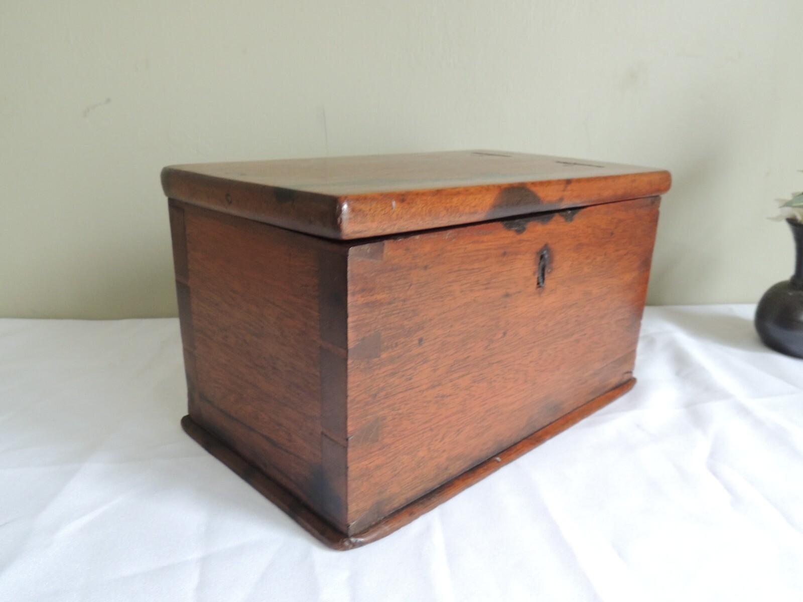 Charming Antique Wooden Box eBay