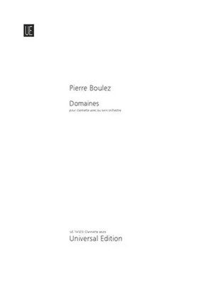 Domaines | Pierre Boulez | Buch | Universal Edition | EAN 9790008043970