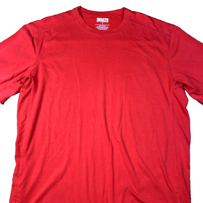 Duluth Trading Coolmax T Shirt Red Mens Large Trim Fit