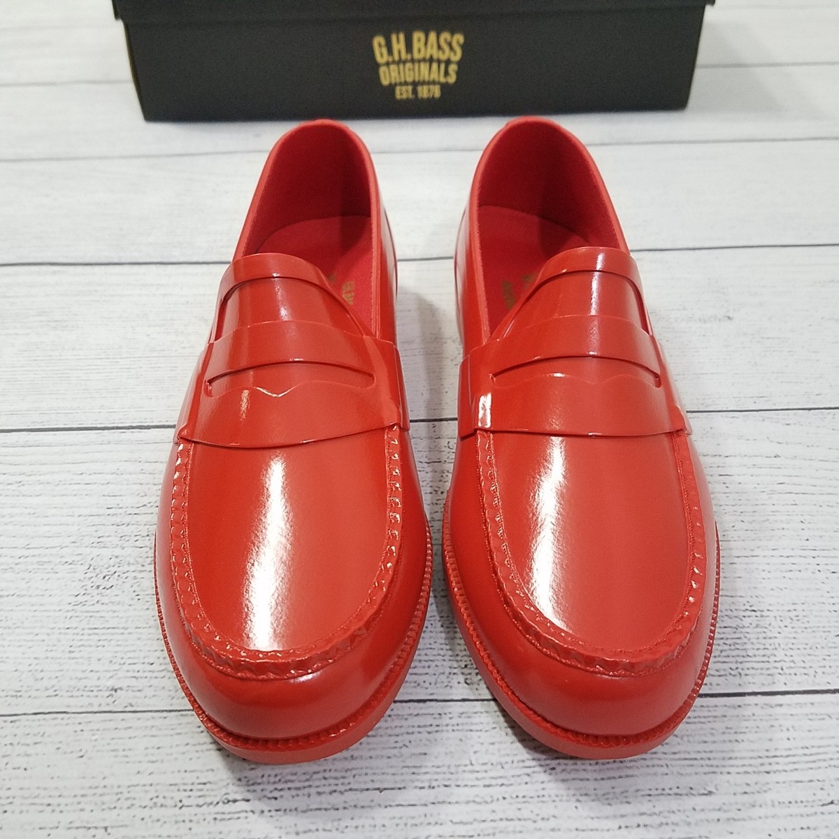 G.H. Bass Weejuns Whitney Waterproof Rain Loafers Womens sz  display picture 1
