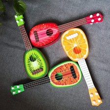 Hot Selling Fruit 4 String Guitar Ukulele Musical Instrument Kids Toy Children