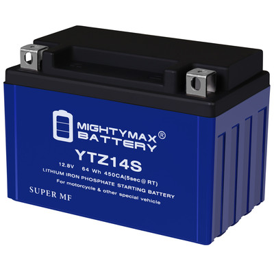 Mighty Max YTZ14S Lithium Replacement Battery compatible with Hayabusa TL1000R