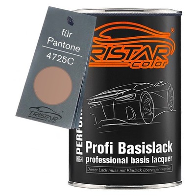 Autolack Dose spritzfertig für Pantone 4725C Brown Basislack 1,0 Liter 1000ml