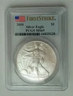 American Silver Eagle one ounce, graded by PCGS
