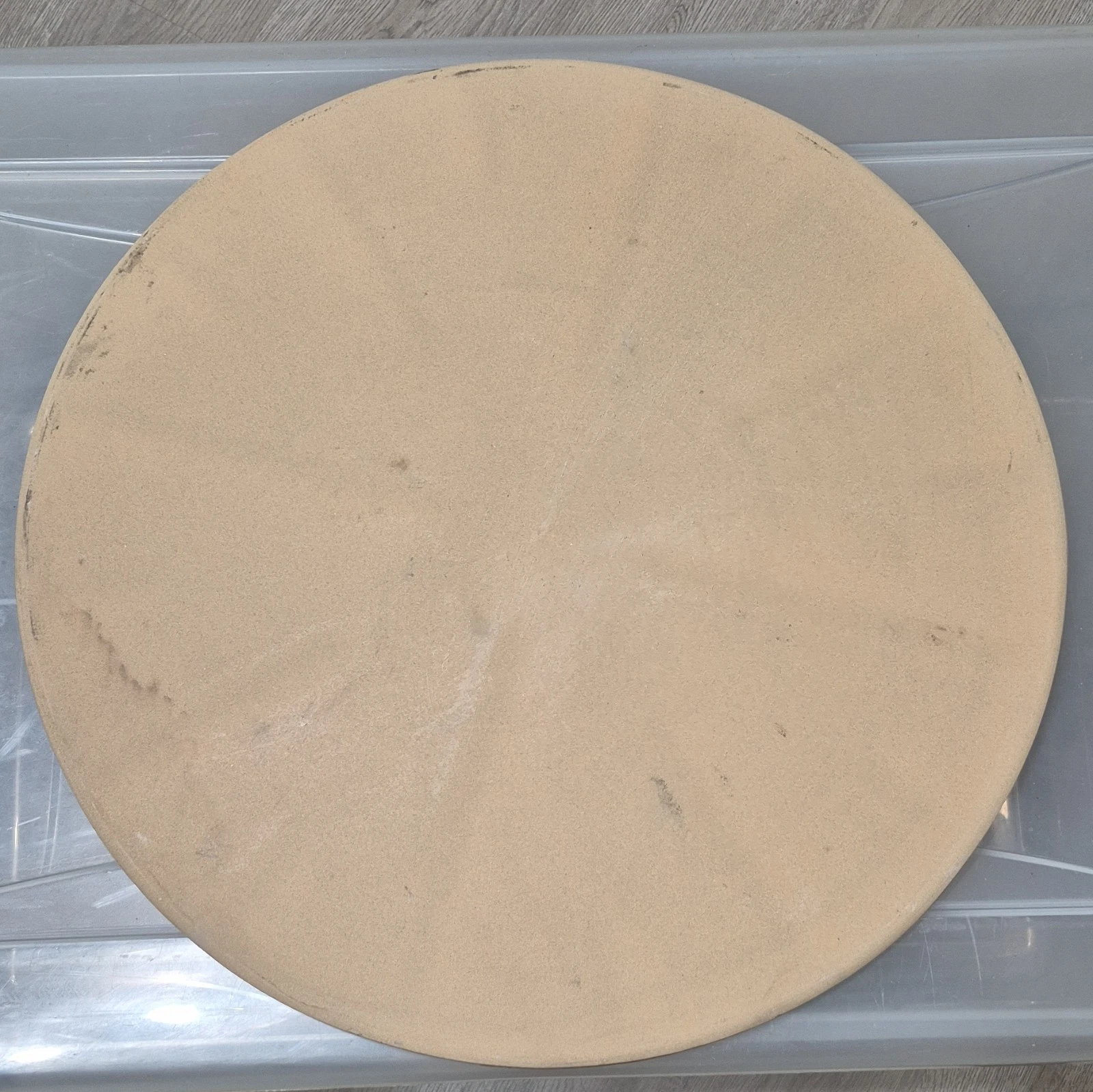 Pampered Chef Family Heritage Round 15in Stoneware Baking Pizza Oven Safe 1985