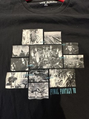 FINAL FANTASY VII SQUARE ENIX 35TH ANNIVERSARY UNIQLO T-SHIRT Size Medium 2022 