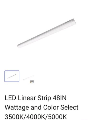 #ad LED Linear Strip 48IN Wattage and Color Select 3500K 4000K 5000K Maxlite $25.00