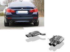 FOX Duplex Sportauspuff BMW 5er 550i F10 F11 je 2x90mm eingerollt
