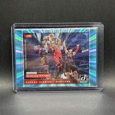 2021-22 Panini Donruss Pascal Siakam #9 Blue Holo Franchise Features Insert  