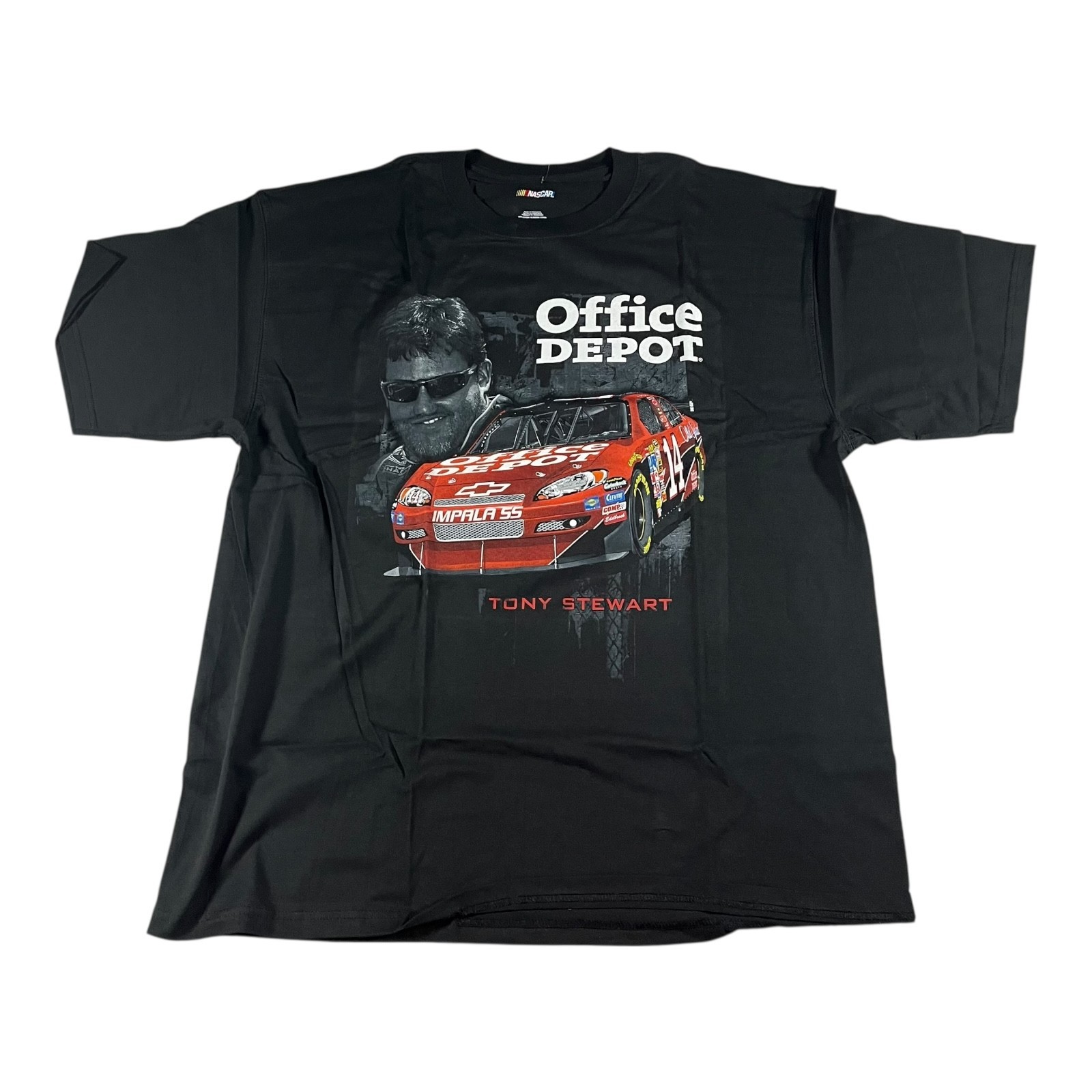Tony Stewart #14 NASCAR T-Shirt Office Depot Old Spice Team Collection 2XL New