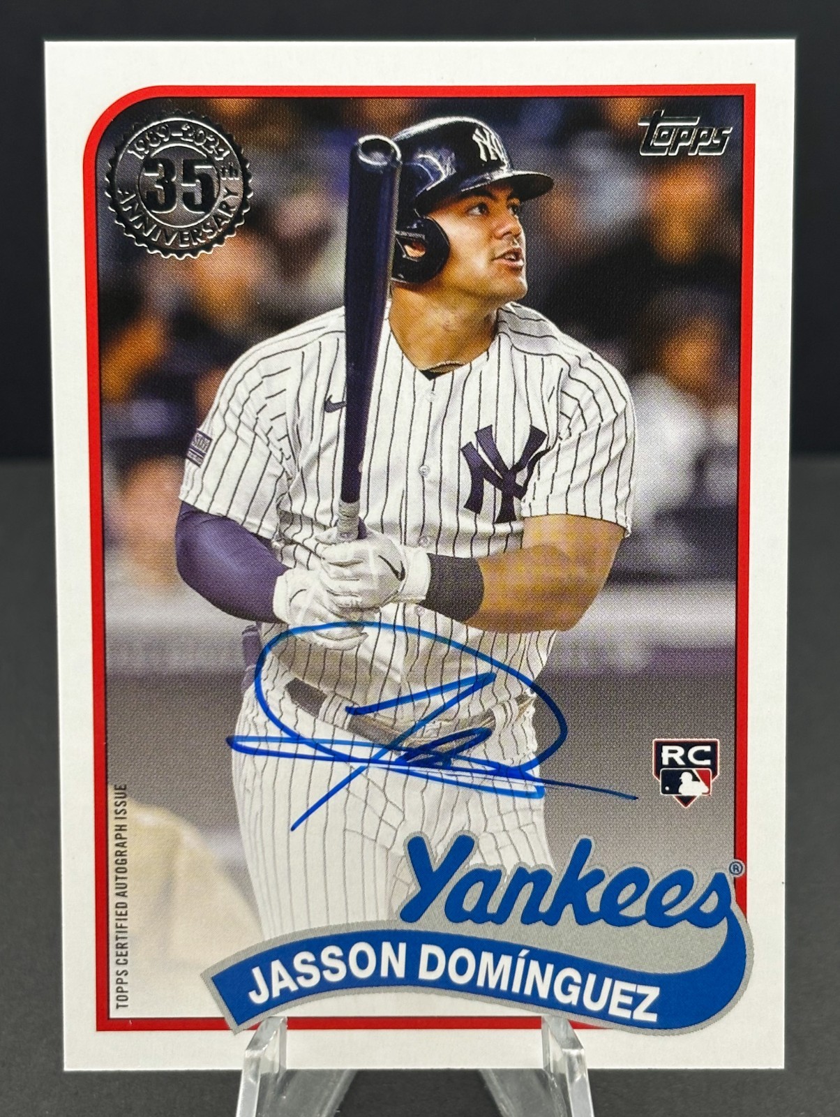 2024 Topps Update - 1989 Topps Baseball Autographs Jasson Dominguez (AU, RC)