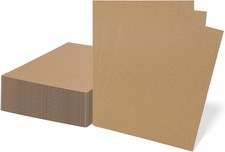 RLAVBL 50 Pack 8x10 Corrugated Cardboard Sheets, Flat 8x10, Brown-50