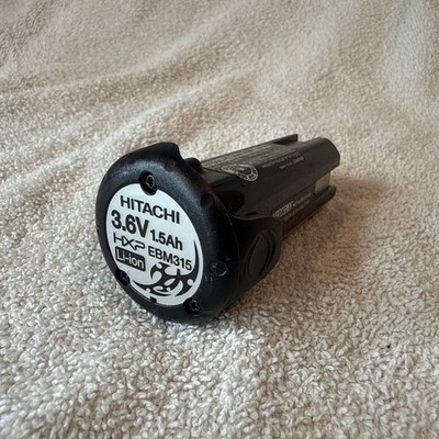 Used Hitachi EBM315 Genuine OEM 3. 6V Li-ion 1. 5 Ah Battery w/ Free Shipping