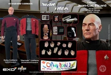 EXO-6 Star Trek The Next Generation Captain Picard 1/6 Figure, Standard Edition