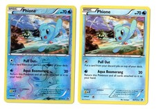 Pokemon EN Legendary Treasures Phione Reverse Holo + Non Holo 36/113 LP-NM